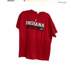 Gildan Mens Red Cotton T-Shirt Indiana Basketball Achonwa 11 Short Sleeve XL